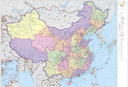 中国地图高清版大图片素材