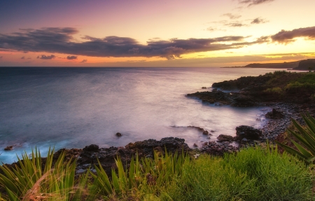 夏威夷考艾岛日落风景3840x2160壁纸