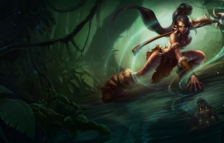 LOLҰŮ-ε(Nidalee) Ӣ4kֽ