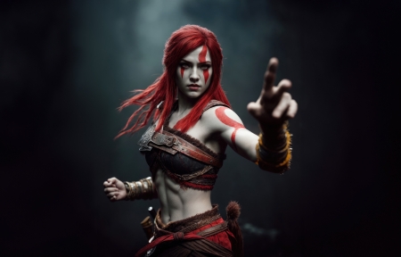 սϷŮ Female Kratos God Of War <font color='red'>5k</font>ֽ