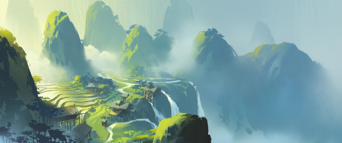 СϪɽȷ羰滭3440x1440ֽ