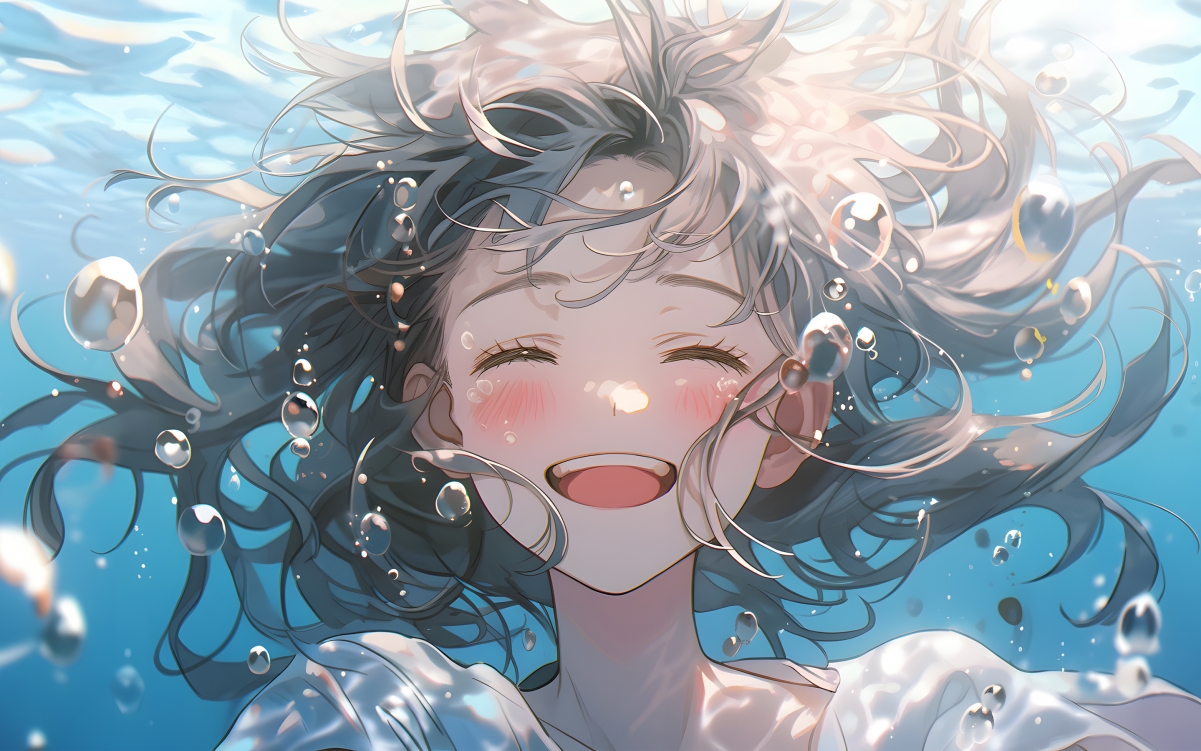 ˮ¿ɰ΢ЦŮ2880*1800嶯ֽ