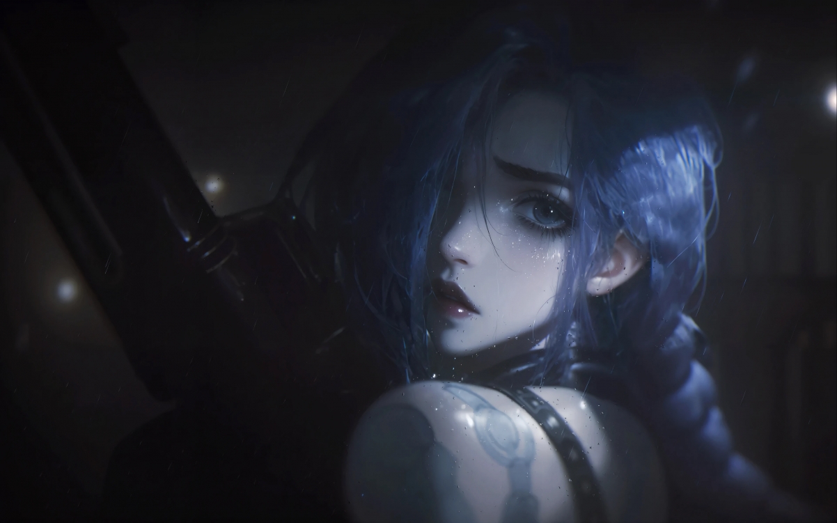 Jinx ˹һЦ ͷ ˮ 4Kֽ 3840x2400