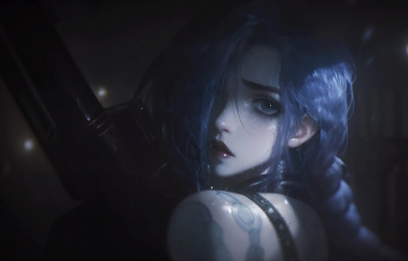 Jinx ˹һЦ ͷ ˮ 4Kֽ 3840x2400