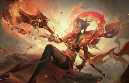 【钟无艳-戍鼓铭心】王者荣耀4K高清游戏壁纸