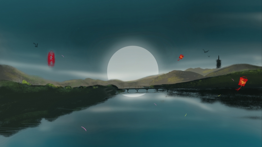 Ϧ Ϳ ɽˮ ǲ 5Kֽ 5120x2880