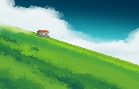 ɫݵ ɽϵС ·羰 4Kֽ 3840x2160