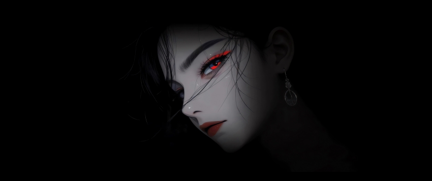 ������Ů ����ɫ�۾� ��ɫ����3440x1440��������ֽ����