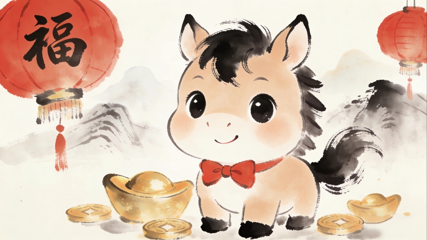 2026�ɰ�С��ͼƬ ˮī�� ���� ���� Ԫ�� 4K��ֽ