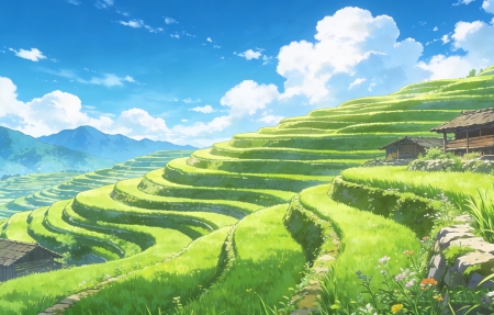 ��ɫ���� Сľ�� �������4K�羰��ֽ3840x2160