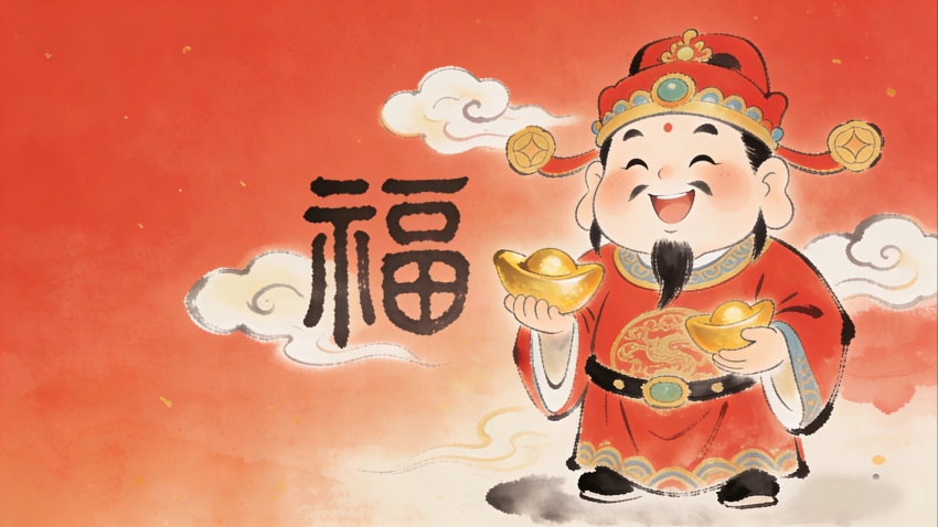 ���� Ԫ�� ���� ��ɫ���� ˮī�� 4K��ֽ