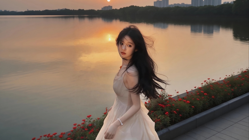 ��Ů���� ���к�ˮ��Ӱ 4K�����ֽ