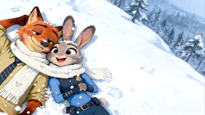 ��Ϻ����ѩ�� Χ�� 4K���Ա�ֽ