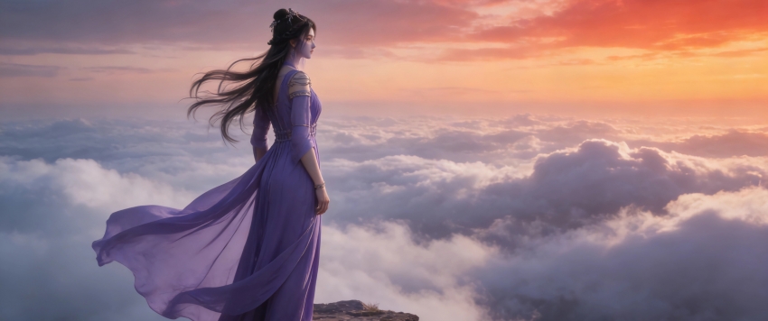 ɽ�� �ƺ� ������Ů ��ɫȹ������3440x1440��������ֽ