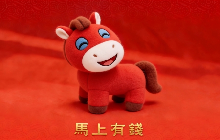 �ɰ�ЦЦ�� ������Ǯ ��ɫϲ�챳��4K��ֽ