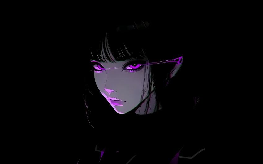 ���� ��Լ ��ɫ�۾�����Ů�� 4K��ֽ 3840x2400