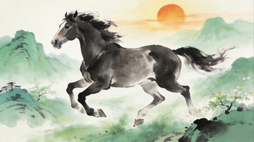 ˮī�� һ������ 4K��ֽ 3840x2160