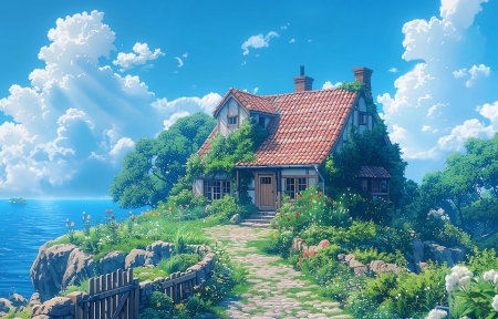 �������߷羰С��2880x1800������ֽ����