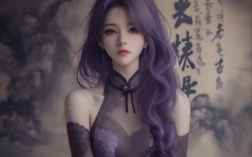 �ŷ��������� ��ɫ��������Ů�������������ֽ2880x1800