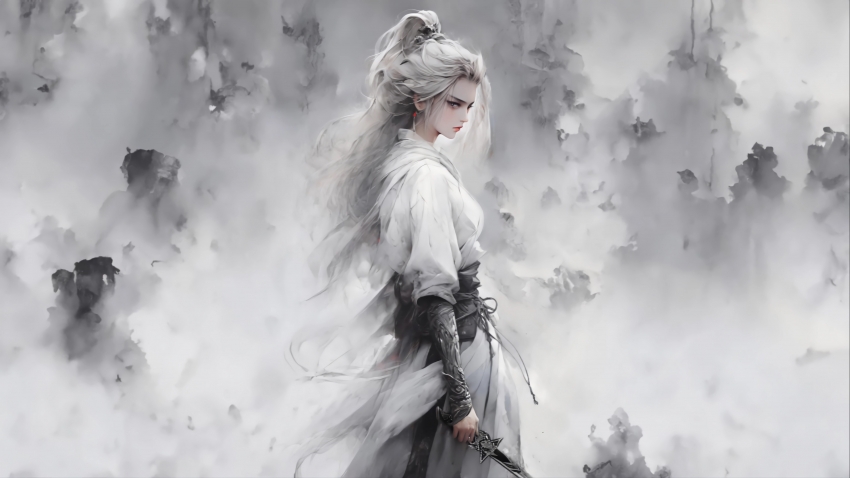 ˮī����Ů�� ������ֽ4kȫ����