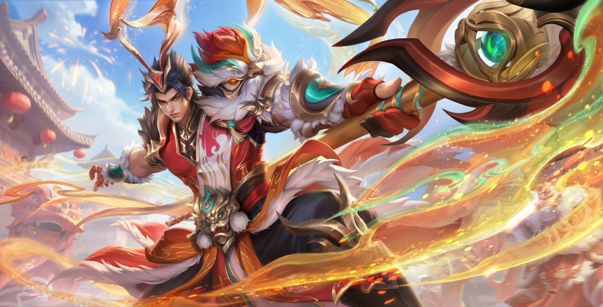 ������ҫ ���� ��ʨ� 4K��Ϸ��ֽ