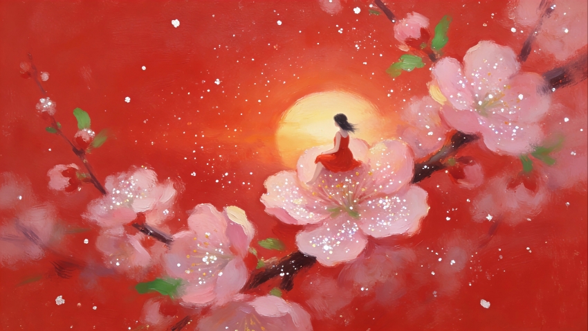 ��Ů����÷���Ͽ��ճ� 4K������ֽ����