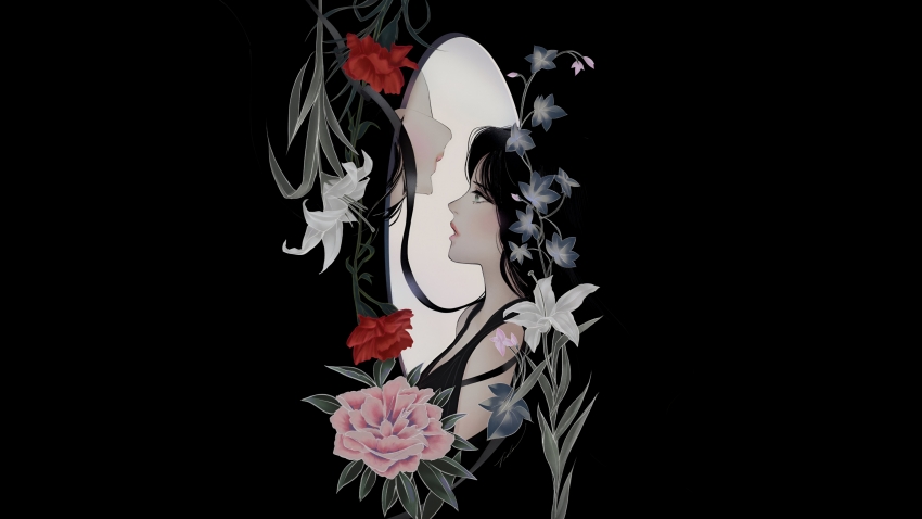 ��λŮ�� ���� �ʻ� ��ͼ ��Լ��ɫ���� ����4K��ֽ