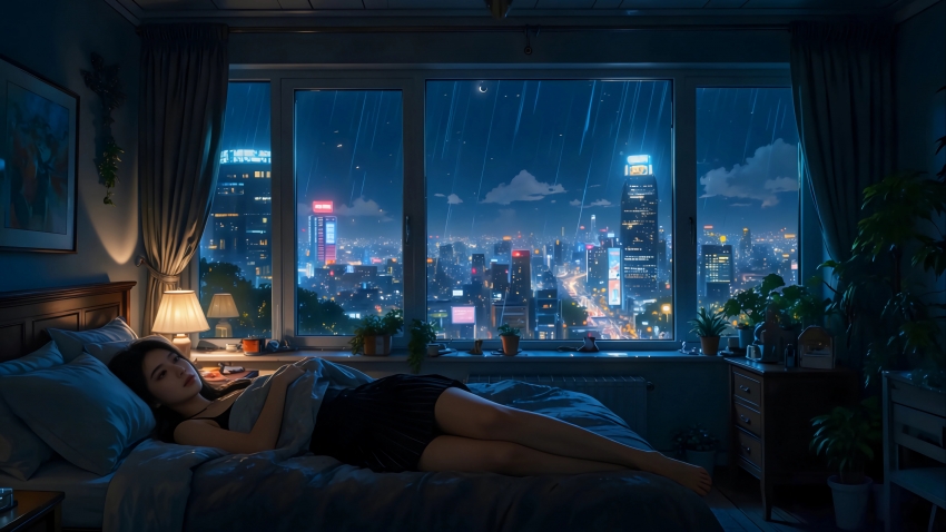 ��ҹ ���� Ư����Ů ������ 4K��ֽ 3840x2160