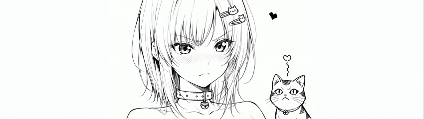 ����Ů����è �ڰ׻������� 5120x1440��������ֽ