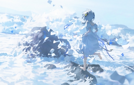 ���� ��Ů ��ʯ ��ˮ ���� 4K������ֽ