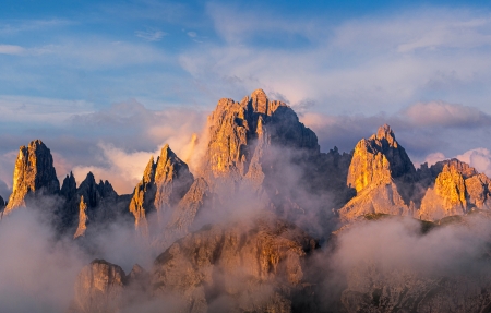 米苏里纳群峰，多洛米蒂山脉4K风景壁纸3840x2160